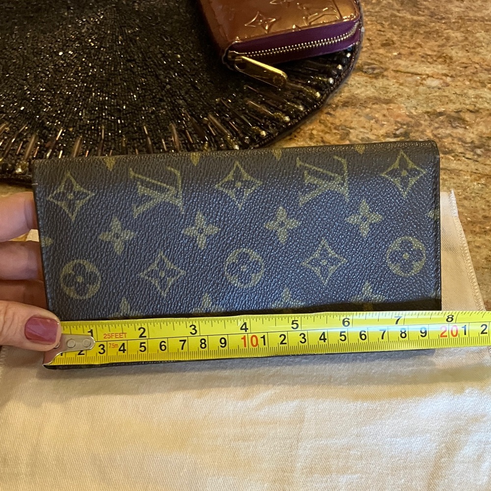 Louis Vuitton Monogram Wallet Card Holder - Dark Brown and Gold - Picture 16 of 16